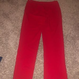 Boutique red business pants